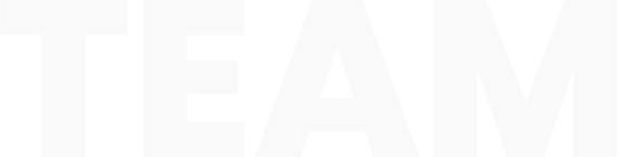 The word "TEAM" in large, bold, white capital letters on a black background, representing the unity and strength of a dental Grande Prairie office.